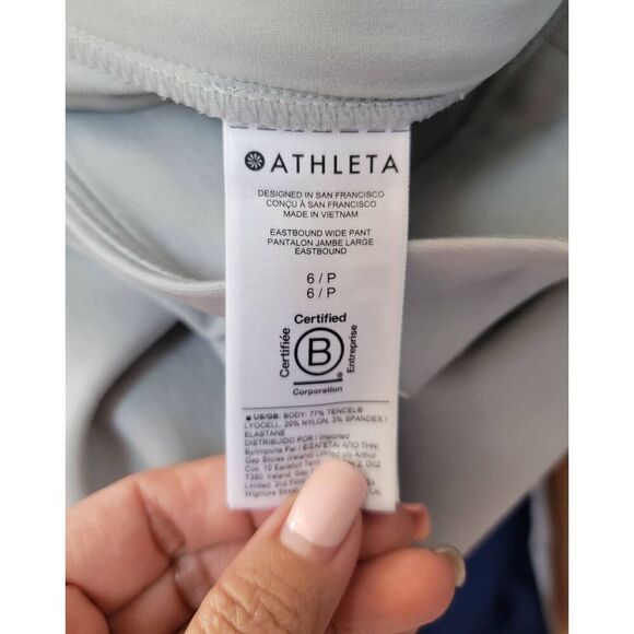 Athleta Eastbound Wide Leg Pants 6 - Picture 10 of 11